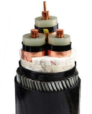 Flame Retardant 3.6kv XLPE Medium Voltage Cables Annealed Copper Conductor Core