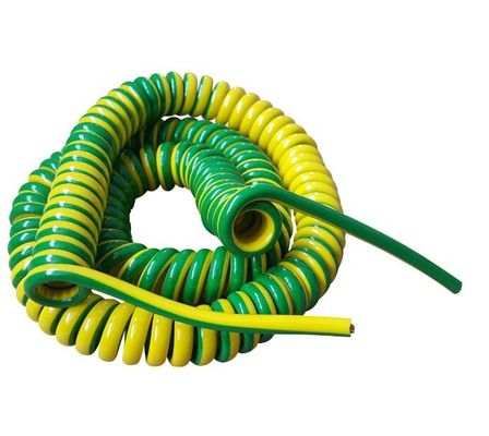 Unshielded 24AWG 8 Core 1000V Spiral Power Cable TPEE Insulation