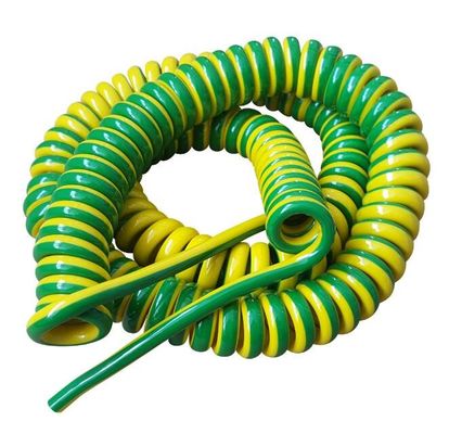 Unshielded 24AWG 8 Core 1000V Spiral Power Cable TPEE Insulation