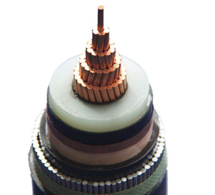 Medium Voltage Steel Wire 33kV XLPE Insulated Cable , 1x2.5mm2 XLPE Electrical Cable
